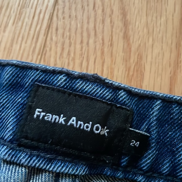 FRANK AND OAK || Stevie Tapered Denim Size 24 - Picture 6 of 11